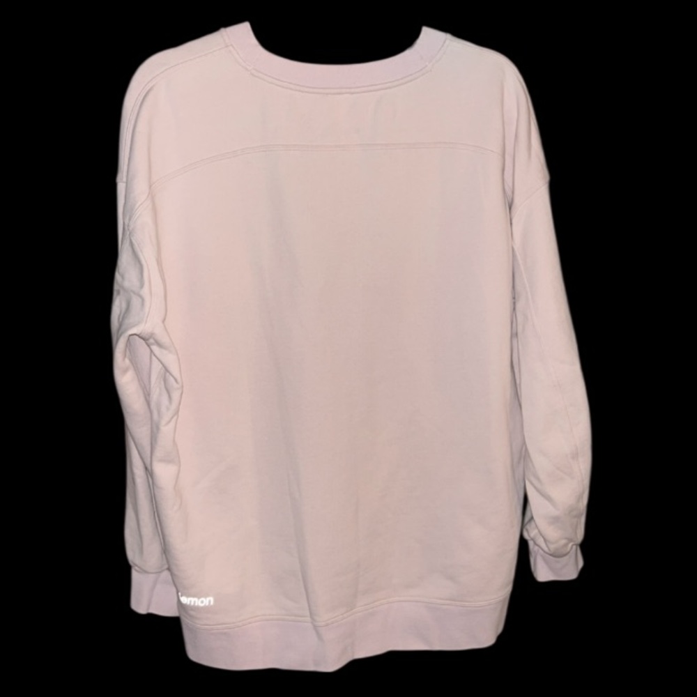 Lululemon Perfectly Oversized Crew in Porcelain Pink size 8 - Picture 7 of 8